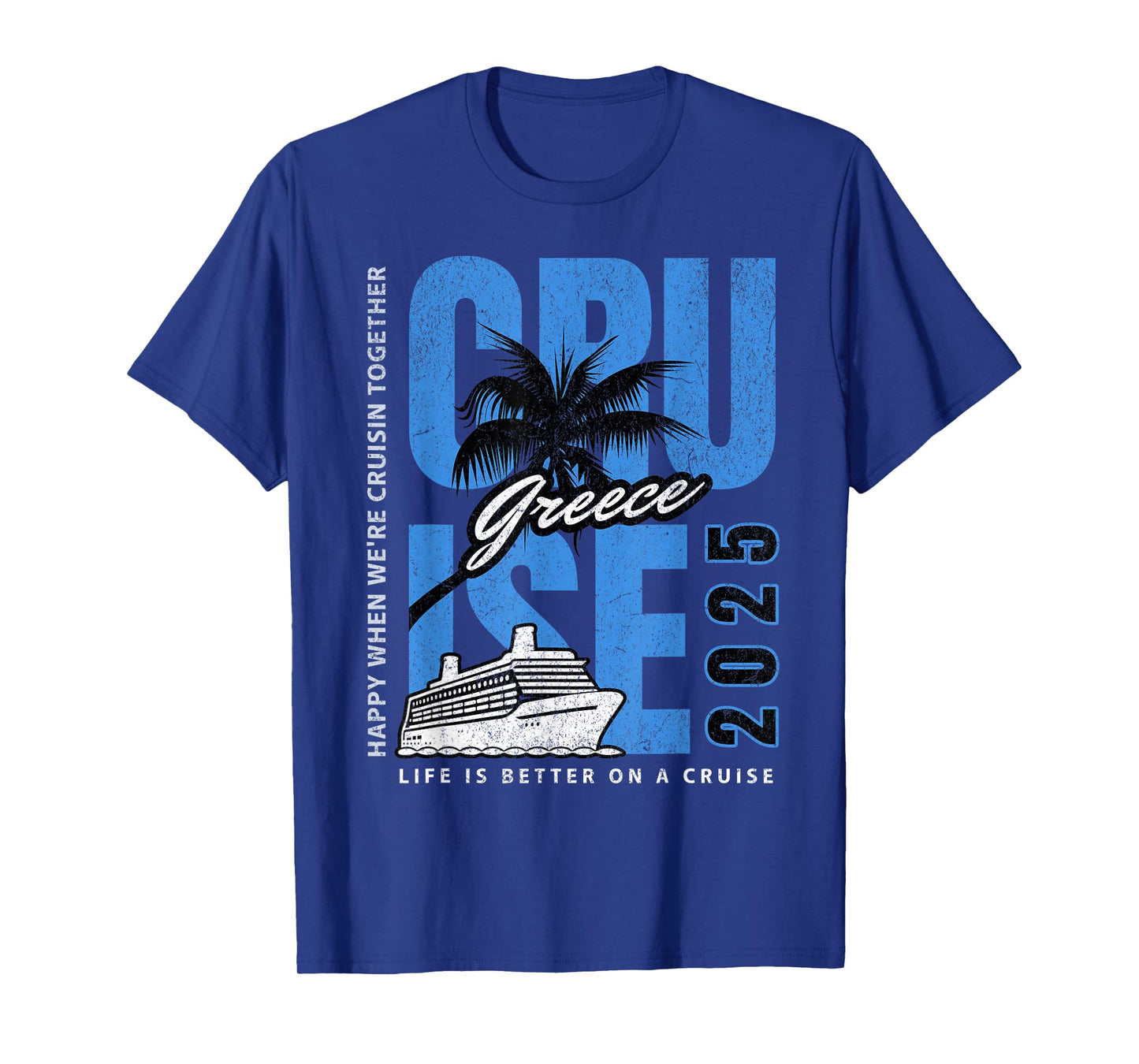 Greece Cruise 2025! Matching Greek Trip T-Shirt