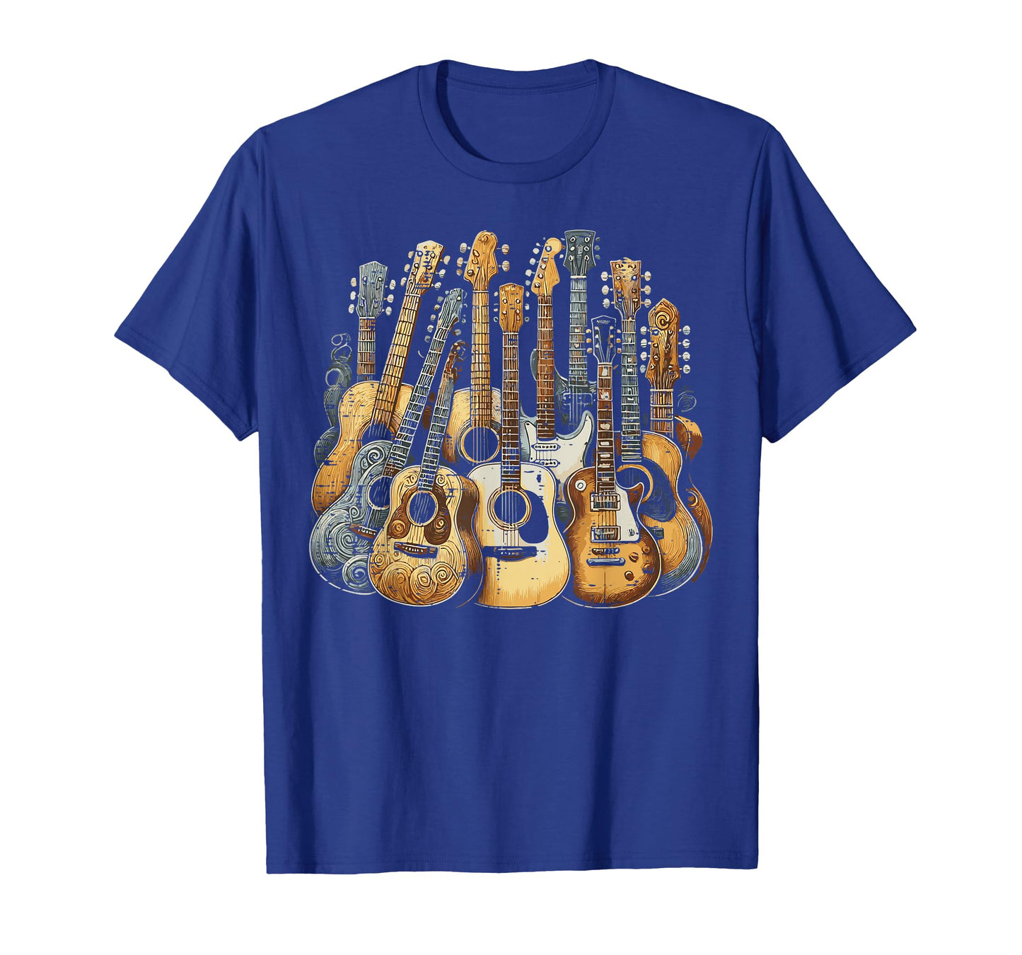 Rocker Guitars Guitarist Player Rock Musician Men Boys Kids T-Shirt