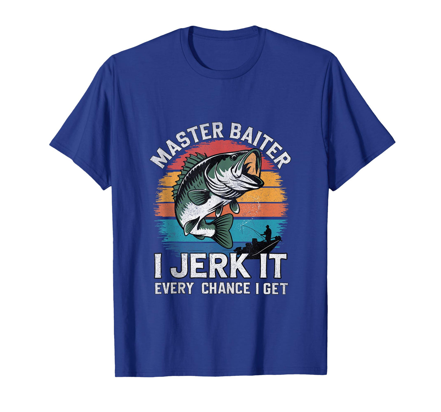 Master Baiter I Jerk It Every Chance I Get Funny Fishing Tank Top