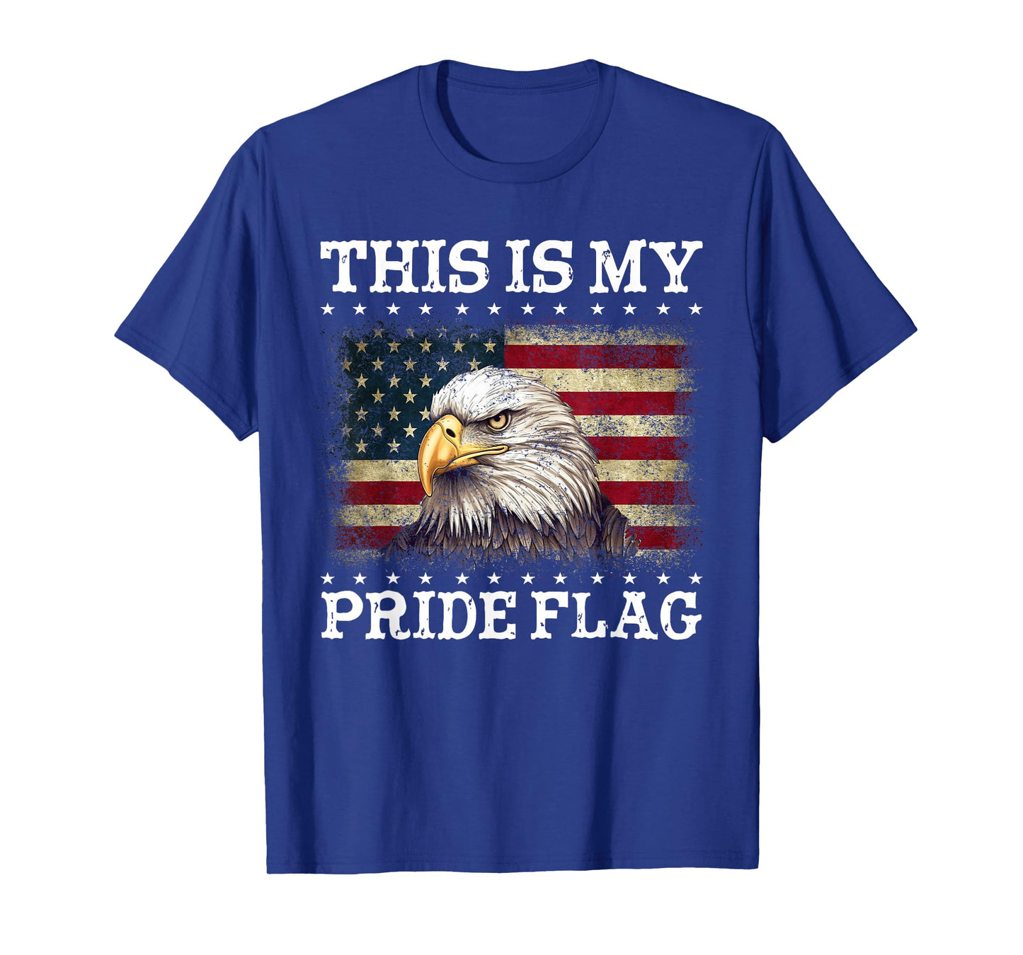 This Is My Pride Flag USA American 4th of July Patriotic T-Shirt