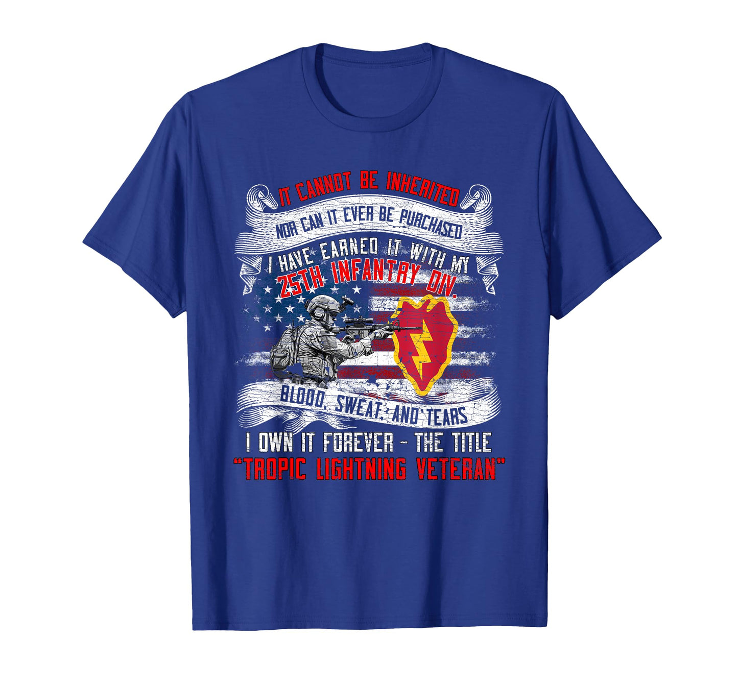 25th Infantry Division 25 ID Tropic Lightning Division T-Shirt