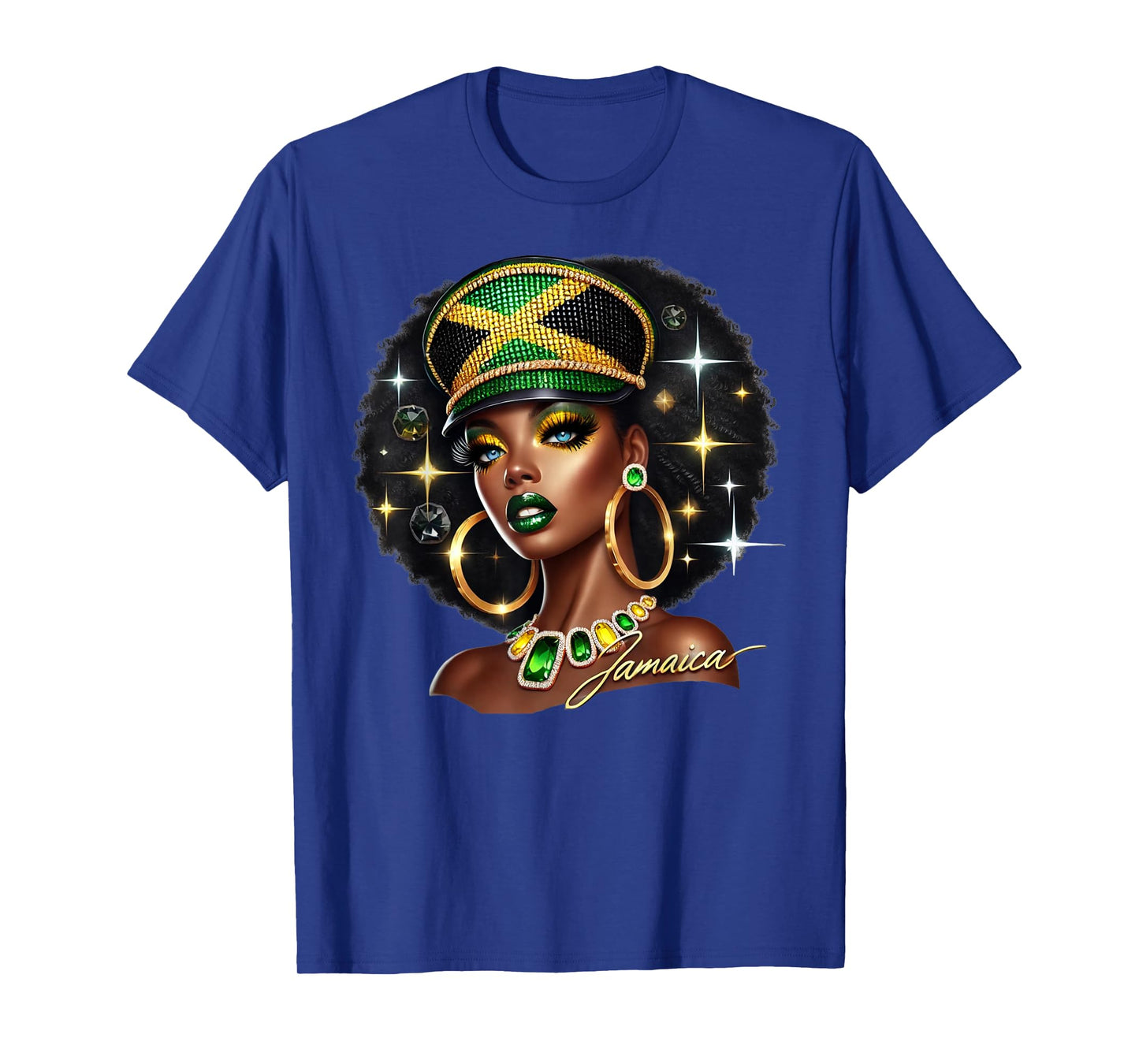 Women Jamaica Clothes Jamaica Flag T-Shirt
