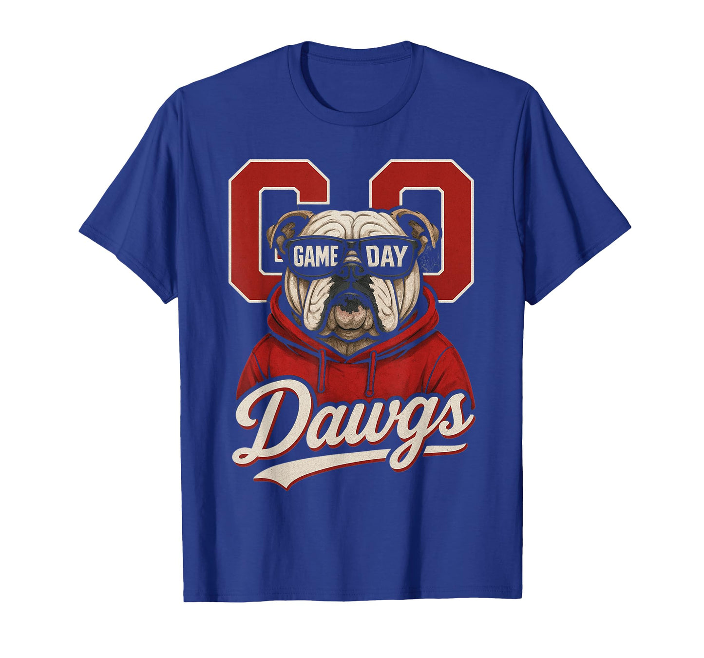 Bulldogs Graphic Go Dawg Men Women Kid Boy Girl T-Shirt