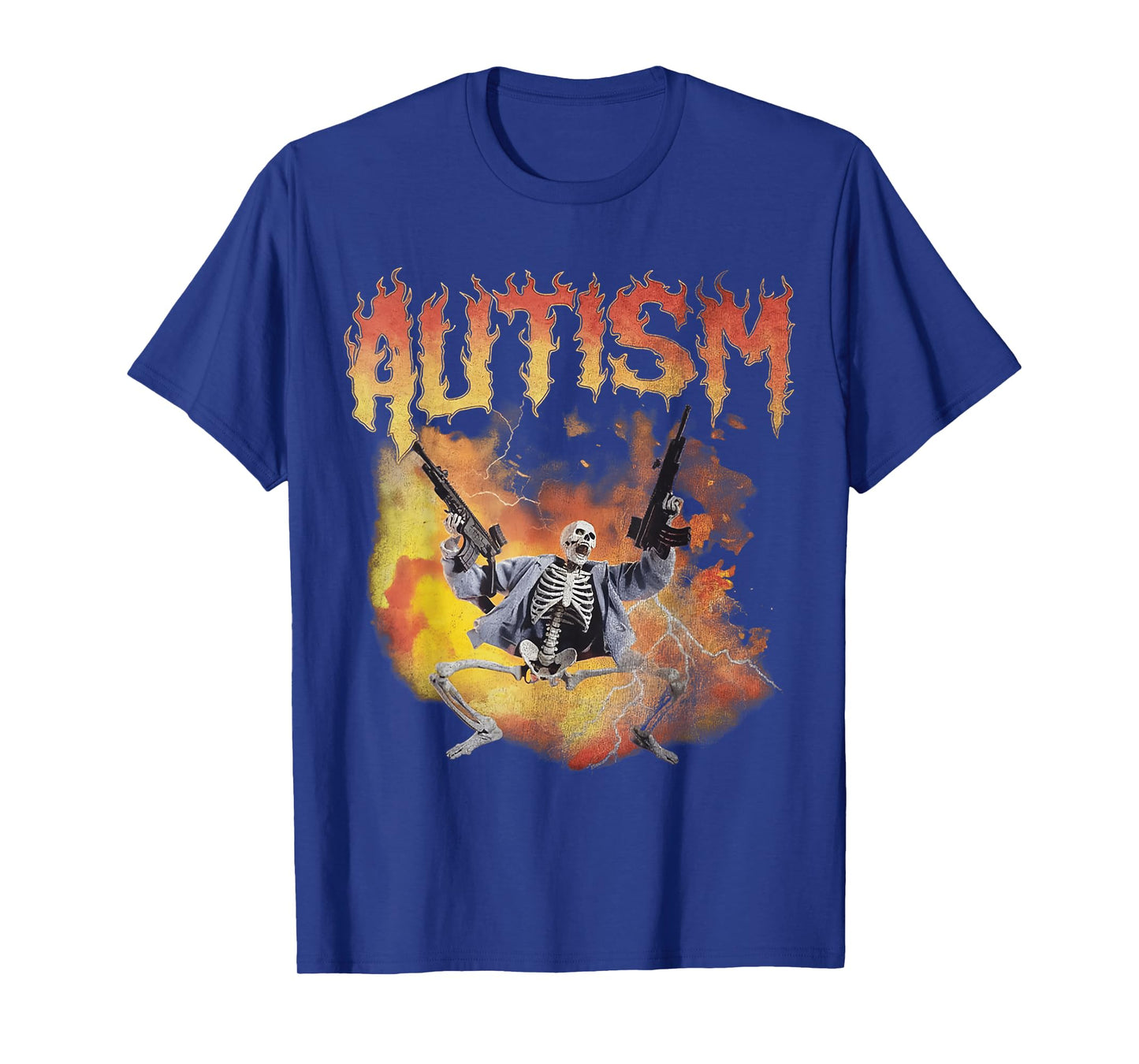 Autism Skeleton Funny Oddly Specific Dank Meme T-Shirt