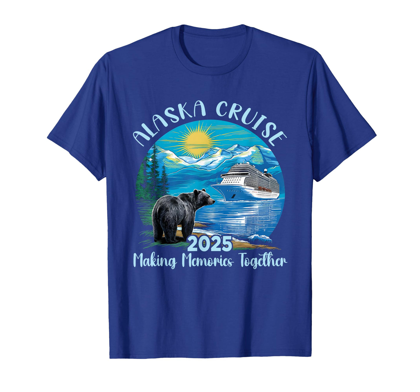 Alaska Cruise 2025 Matching Family Friends Alaskan Trip T-Shirt