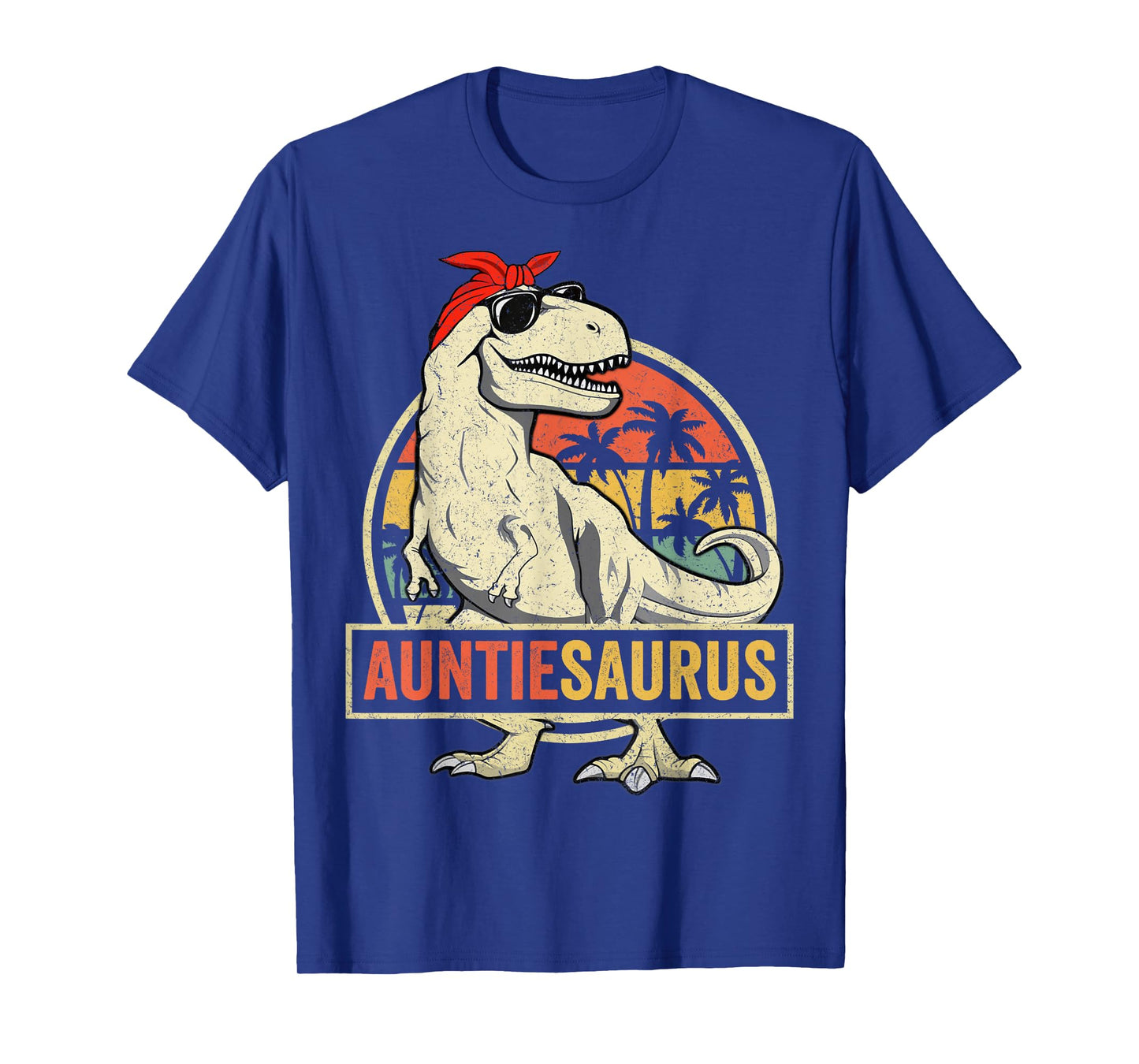Auntiesaurus T Rex Dinosaur Aunt Saurus Family Matching T-Shirt