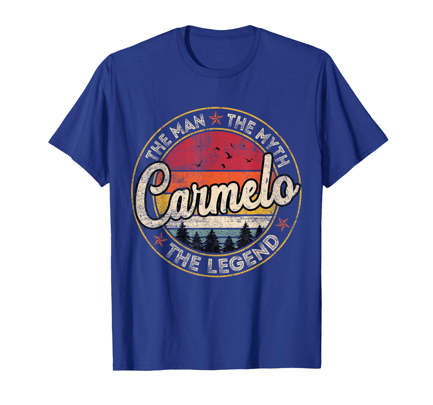 Carmelo The Man The Myth The Legend Personalized Name T-Shirt