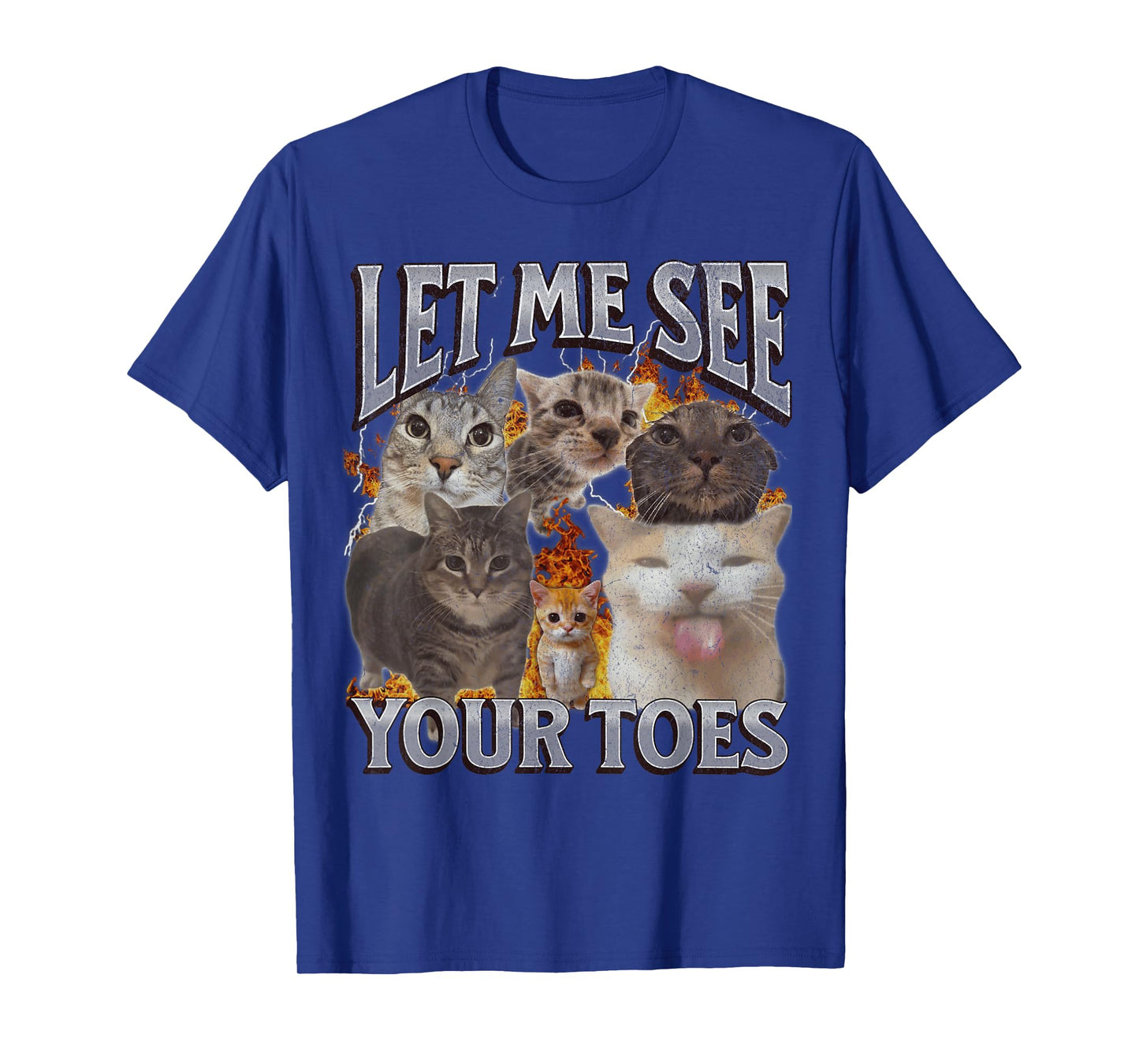 Your Toes Funny Cat Meme Bootleg Graphic T-Shirt