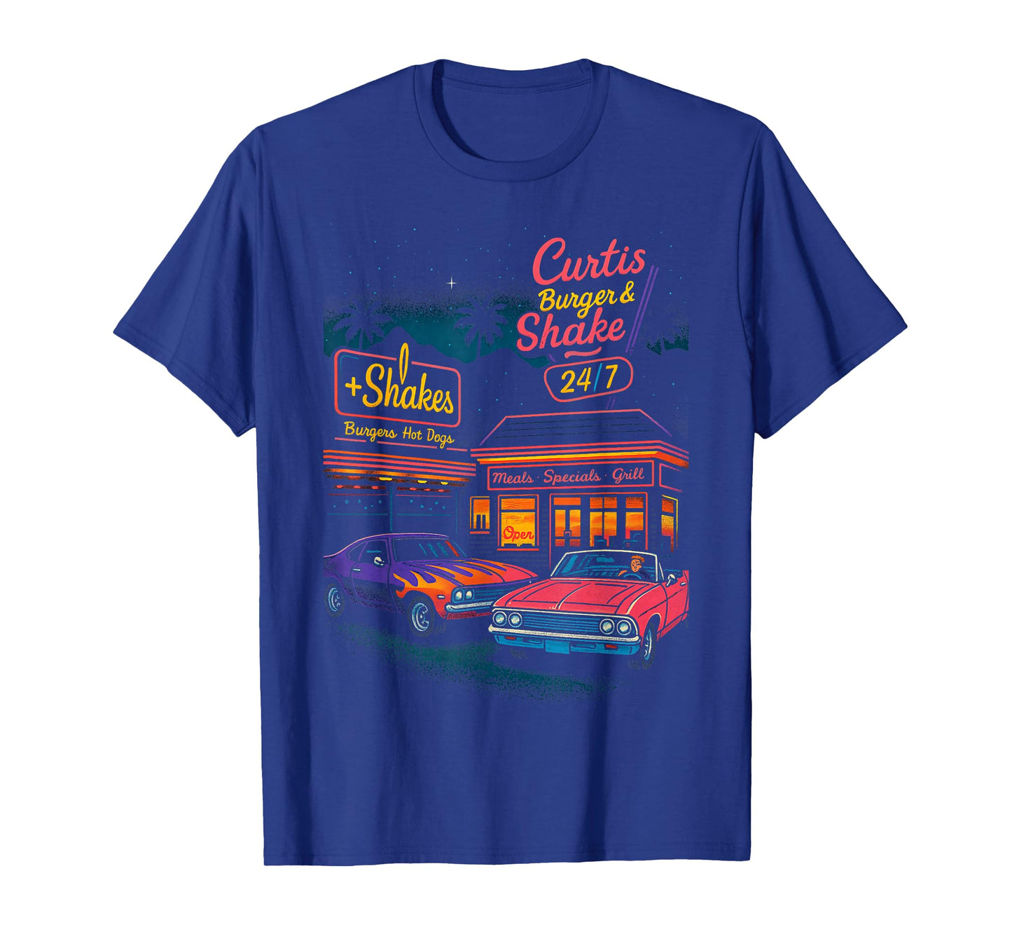 Vintage Classic Cars Muscle Car Retro 80s 90s Style Graphic T-Shirt