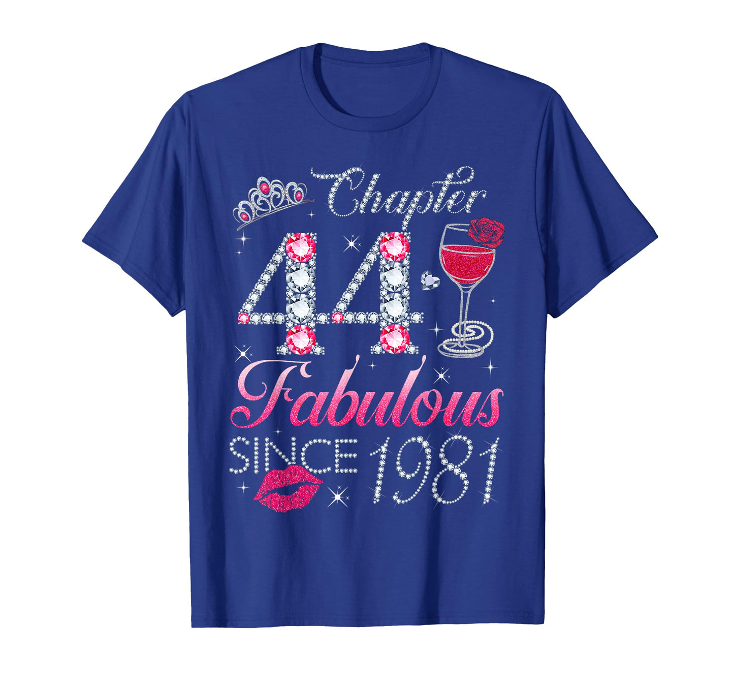 Chapter 44 Fabulous Since 1981 44th Birthday Gift For Women T-Shirt