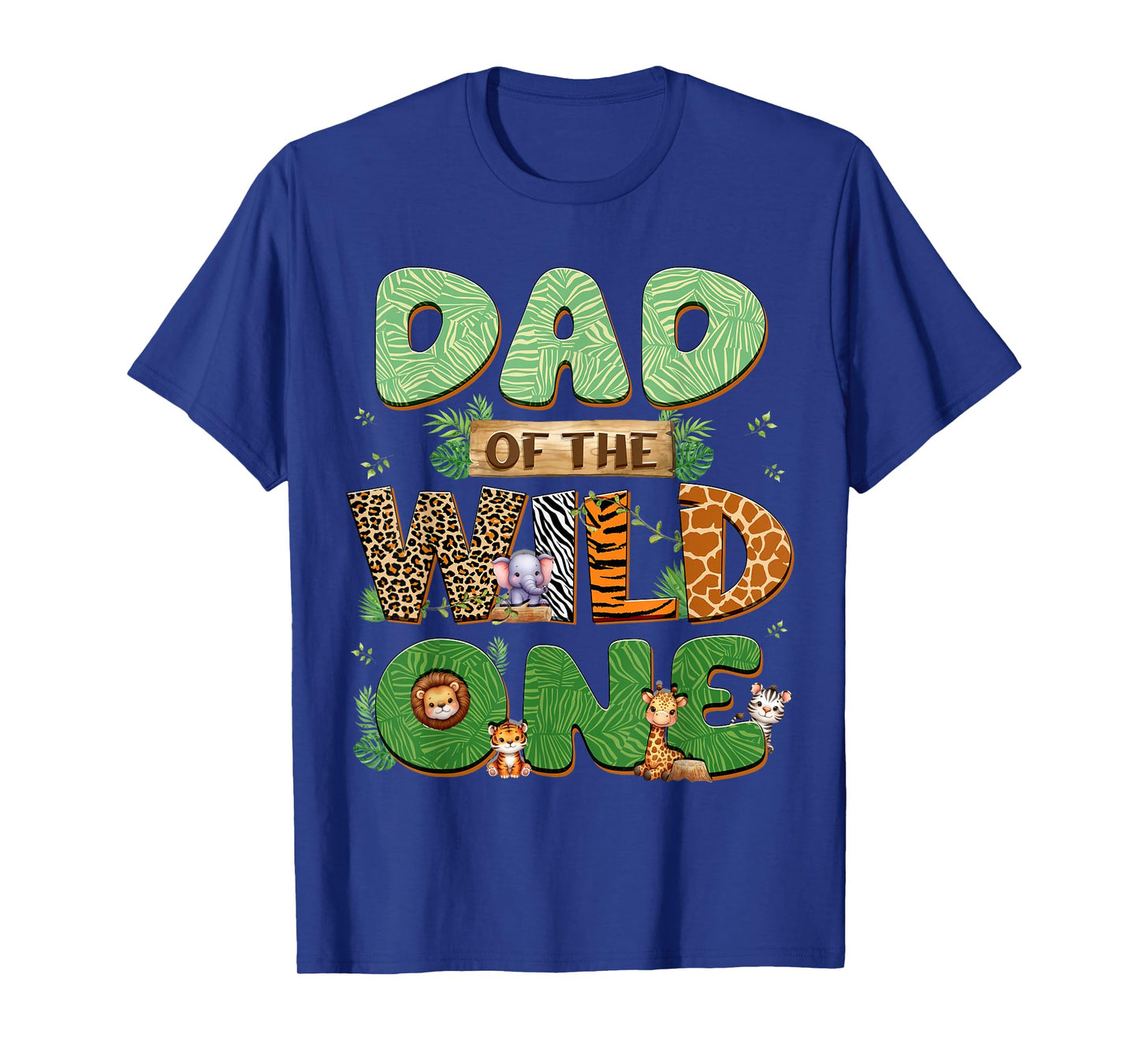 Dad Of The Wild One Birthday Family Matching Party Decor T-Shirt