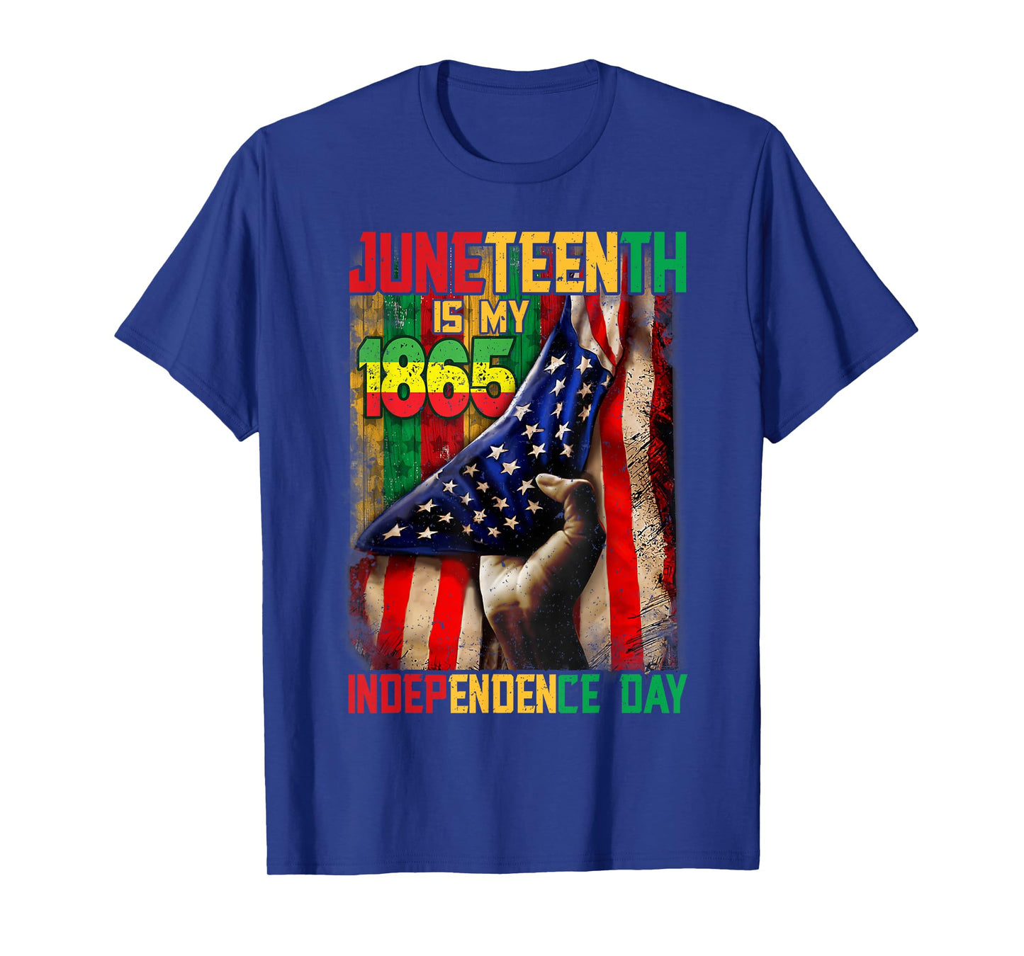 Happy Juneteenth Is My Independence Day Free Black Women T-Shirt