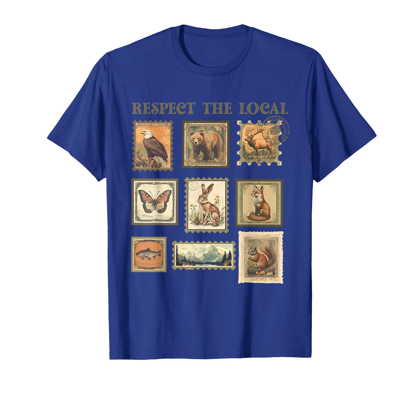 Respect Locals Wildlife Nature Art Sustainable Conservation T-Shirt