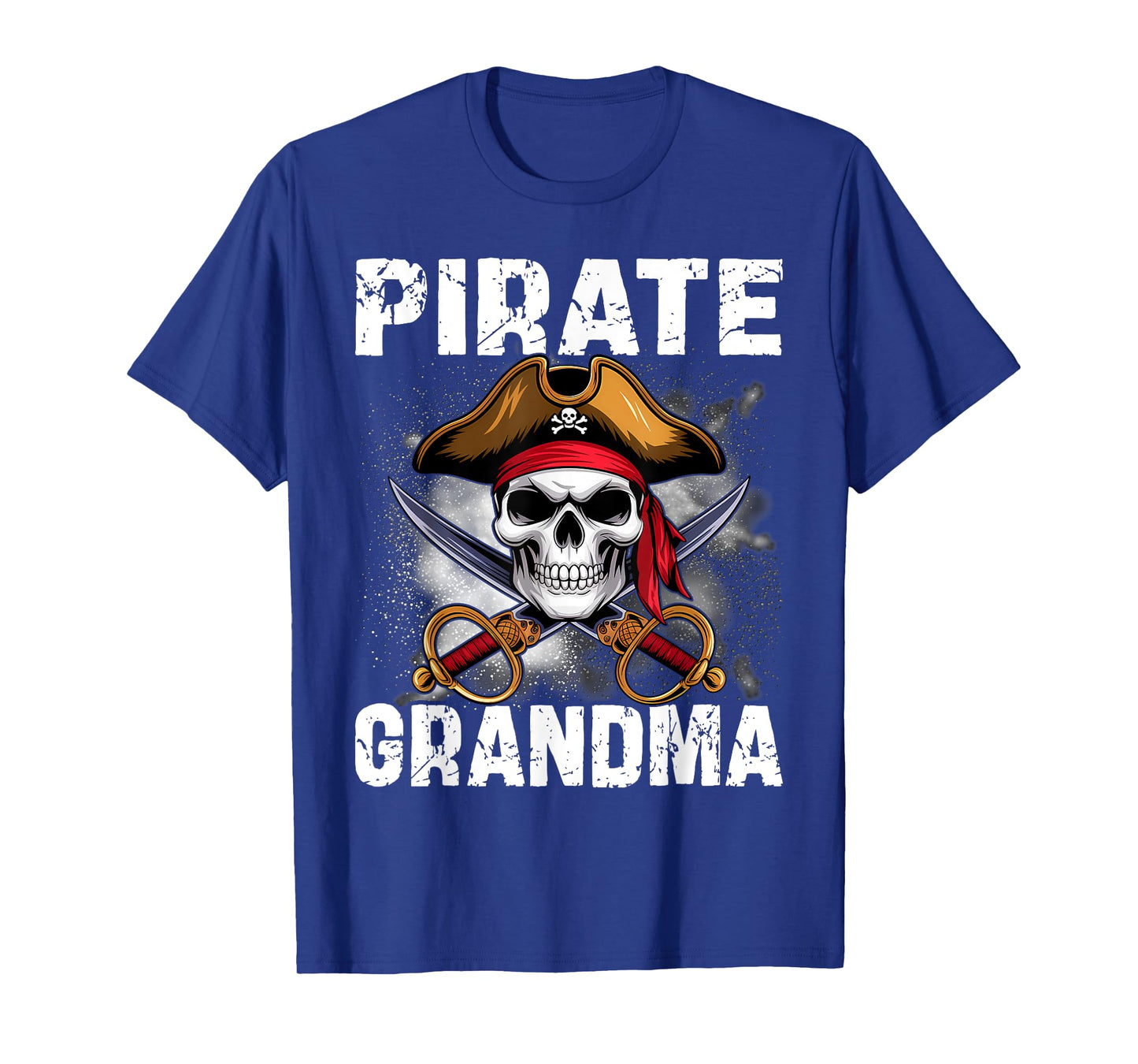 Family Skull Pirate Grandma Jolly Roger Crossbones Flag T-Shirt