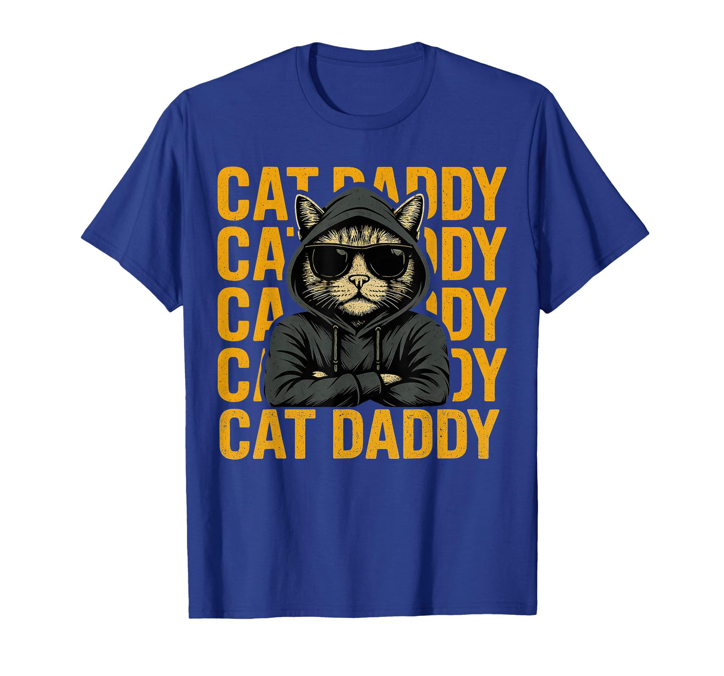 Retro Cat Daddy Style Animal Gift for Men Women Kid Boy Girl T-Shirt