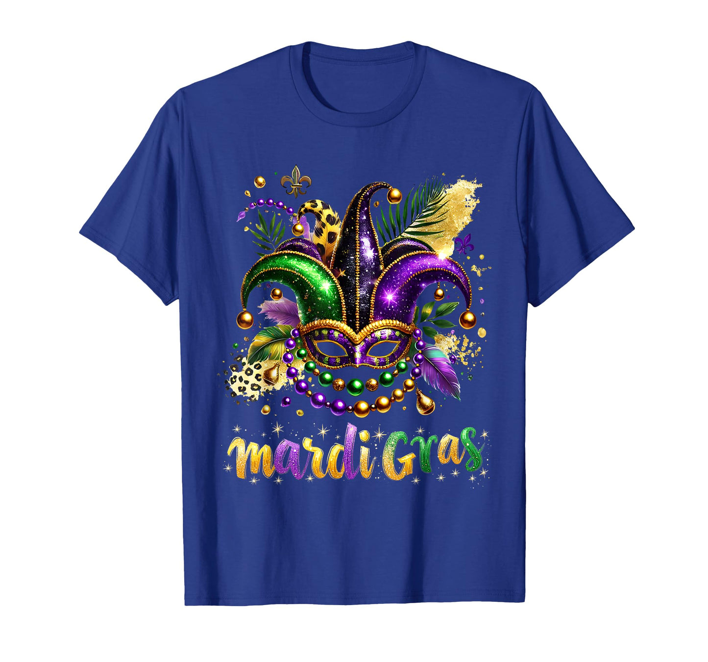 Mardi Gras 2025 Jester Outfit Kids Girls Boys Men Women T-Shirt