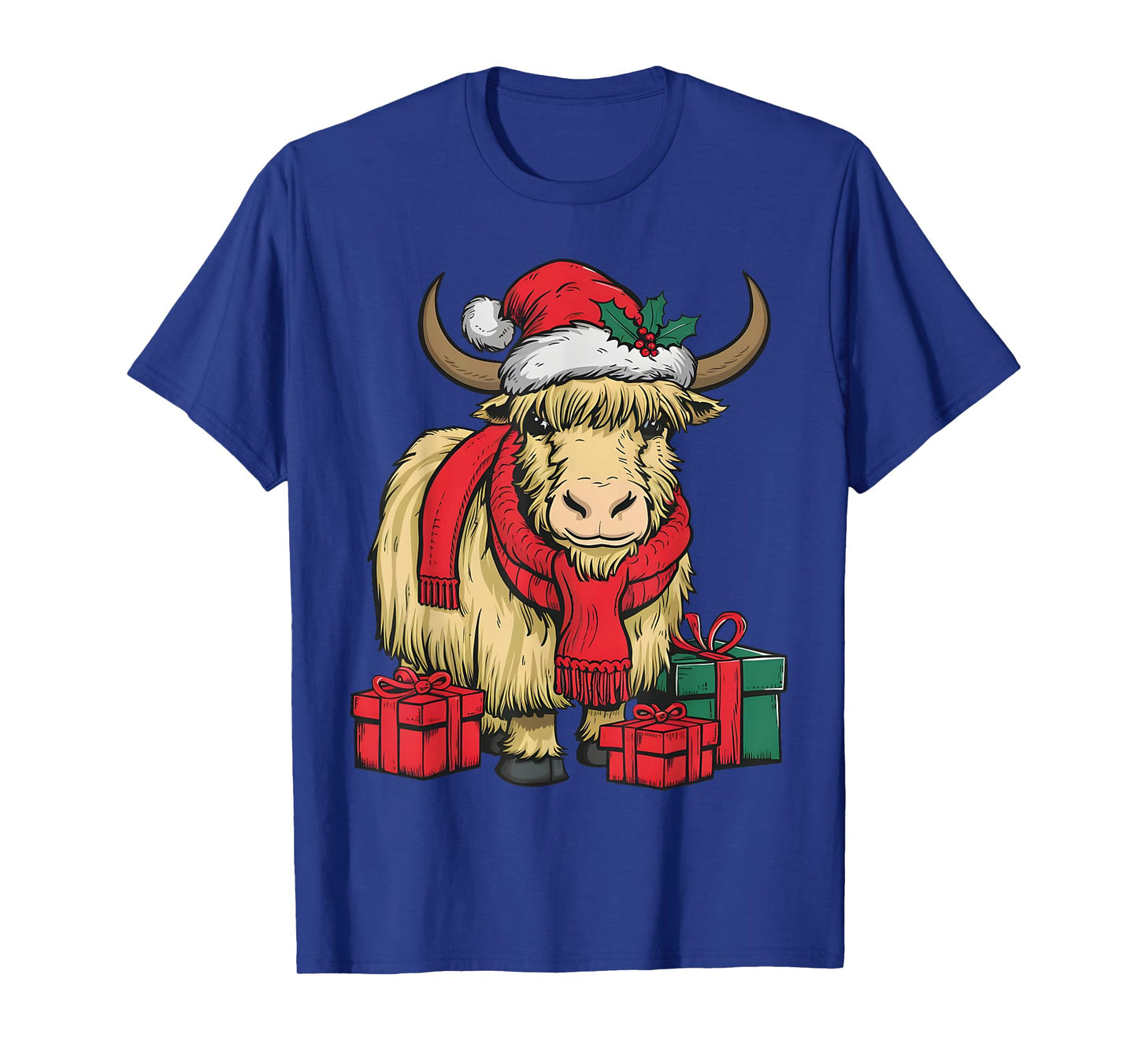 Funny Yak Lover Xmas Holiday Santa Yak Christmas T-Shirt