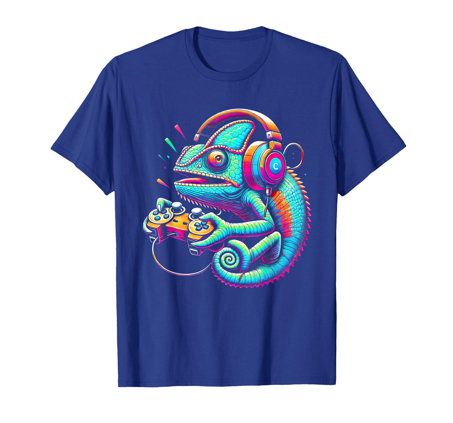 Chameleon Video Game Controller Funny T-Shirt