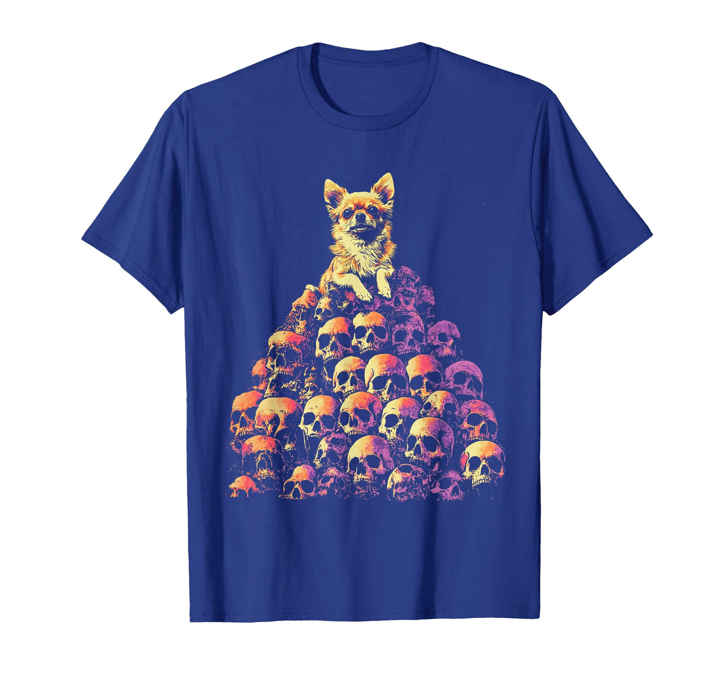Chihuahua Dog Skeleton T-Shirt for Men Women Kids