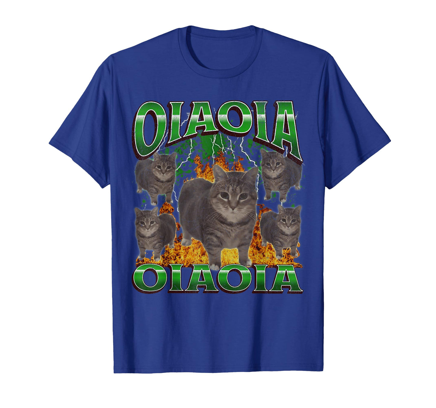 Funny Oiia Oiia Cat Meme Bootleg Graphic T-Shirt for Men Women