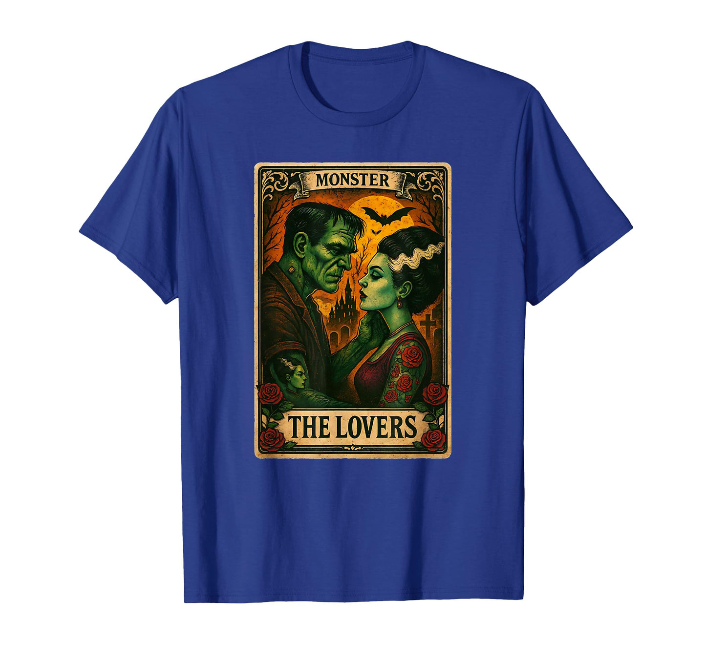 The Monster Frankenstein and Bride The Lovers Women Men T-Shirt