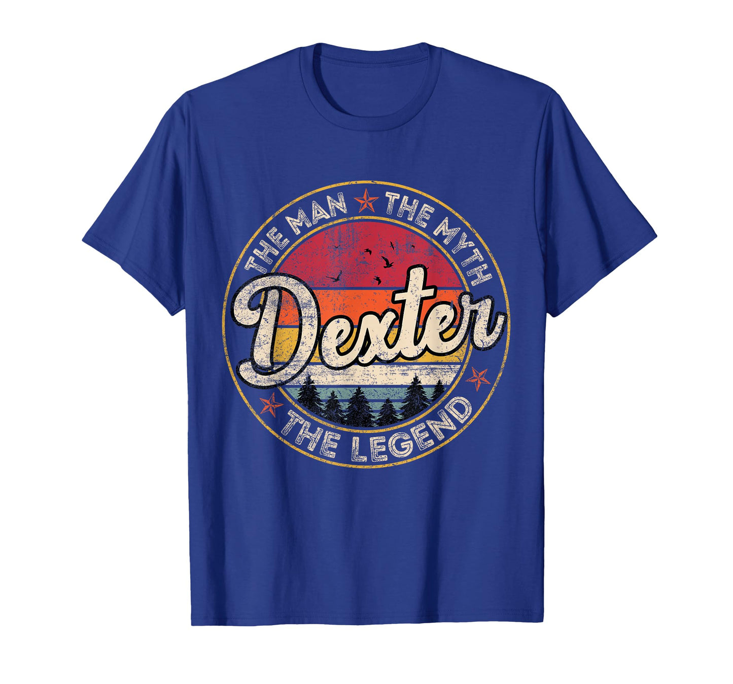 Dexter The Man The Myth The Legend Personalized Name T-Shirt