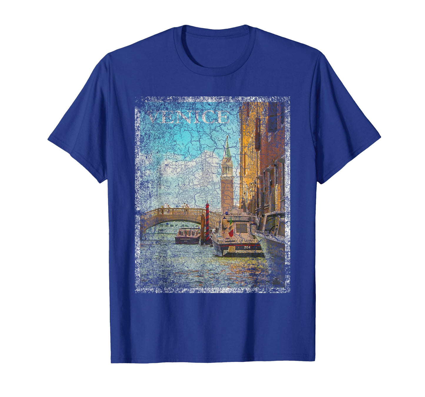 Venice Italy Vacation Vintage Retro Travel Holiday Gift T-Shirt