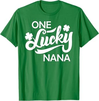St Patricks Day A Happy Nana Shamrock Irish Gesc T-Shirt