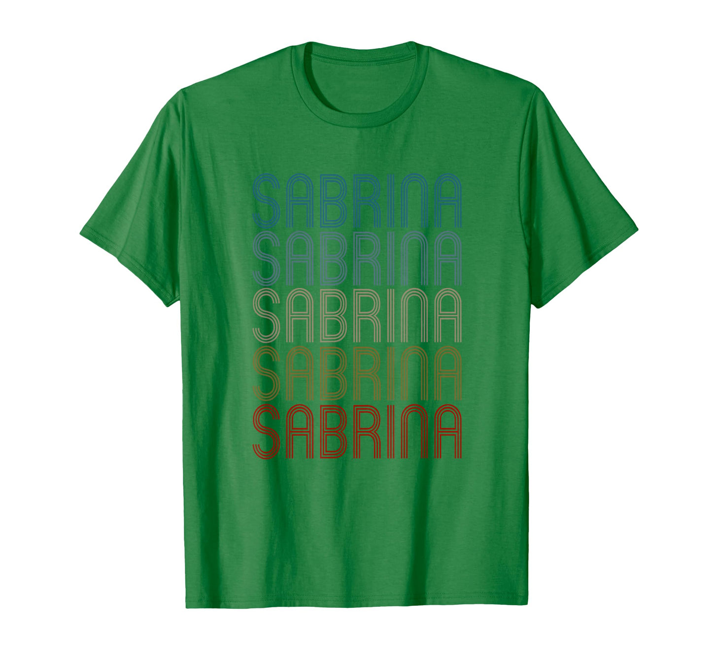 Sabrina First Name Vintage Retro T-Shirt
