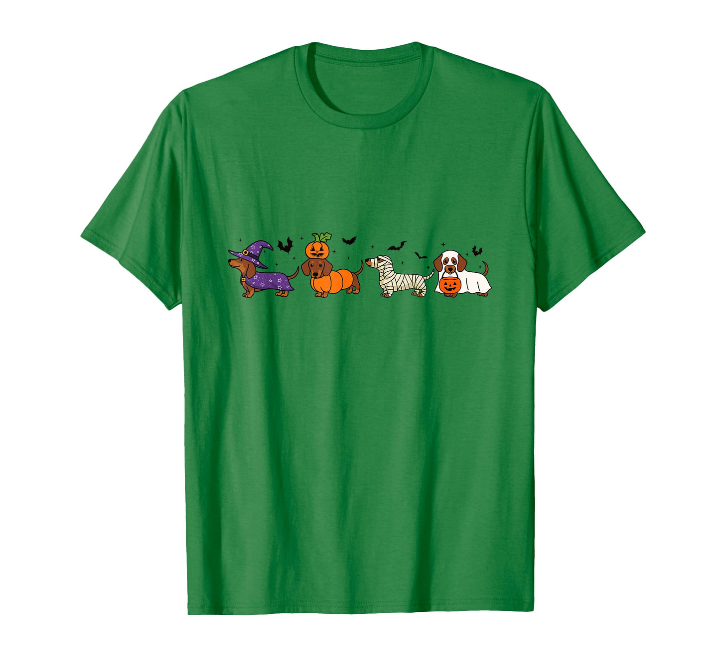 Funny Dachshund Halloween Wiener Dog Mom Dog Lover Spooky T-Shirt