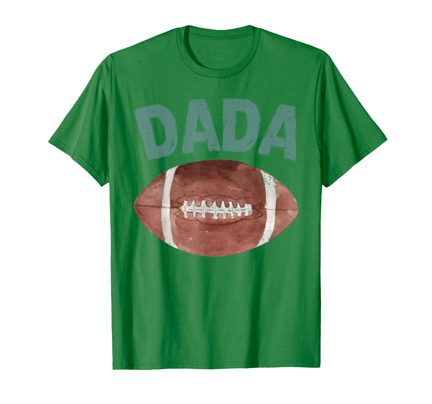 Dada of The 1 Year Old Football 1st Year Down Birthday Party T-Shirt