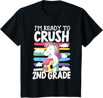 Kids I'm Ready To Crush 2nd Grade First Day Of School T-Shirt