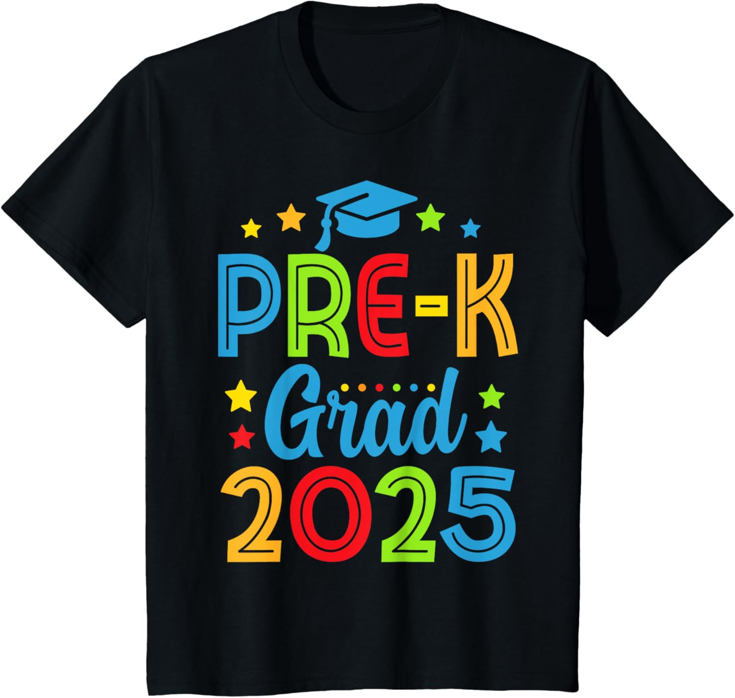 Kids Pre-K Grad 2025 Preschool Prek Graduation T-Shirt