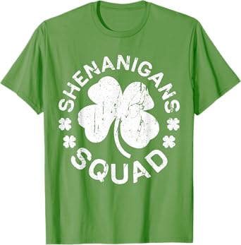 Shenanigans Squad Shirt Irish Men Women Kids St Patricks Day T-Shirt