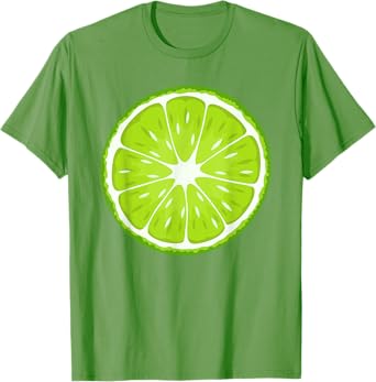 Lime Costume T-Shirt Fruit Halloween Lime Costume Shirt T-Shirt