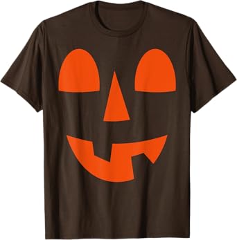 This Is My Human Costume I'm Really A Pumpkin Face T-Shirt