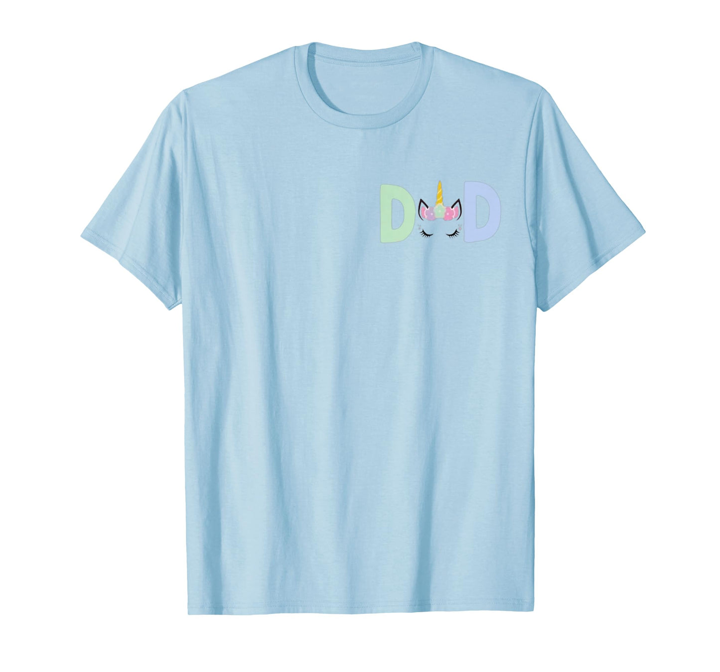 Unicorn Dad First Birthday Girl Family Matching Mama Party T-Shirt