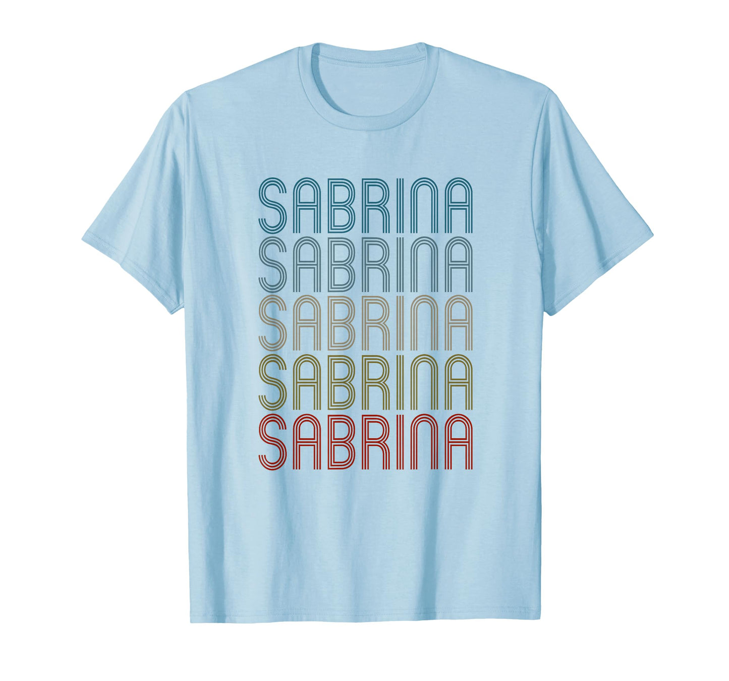Sabrina First Name Vintage Retro T-Shirt