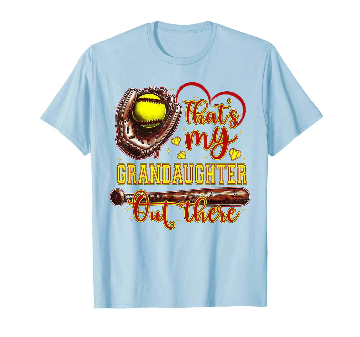 That's My Granddaughter Out There Softball Grandma T-Shirt