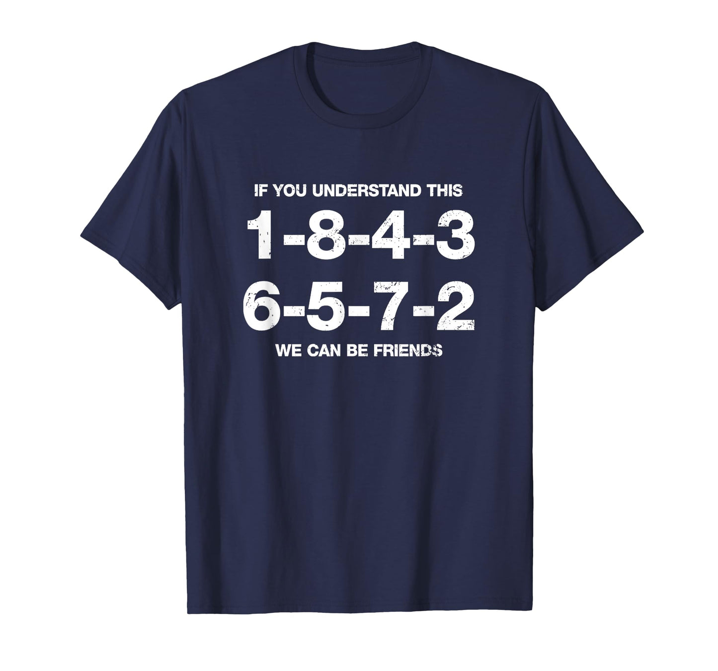 1 8 4 3 6 5 7 2 Firing Order Funny Offensive Car Engine T-Shirt