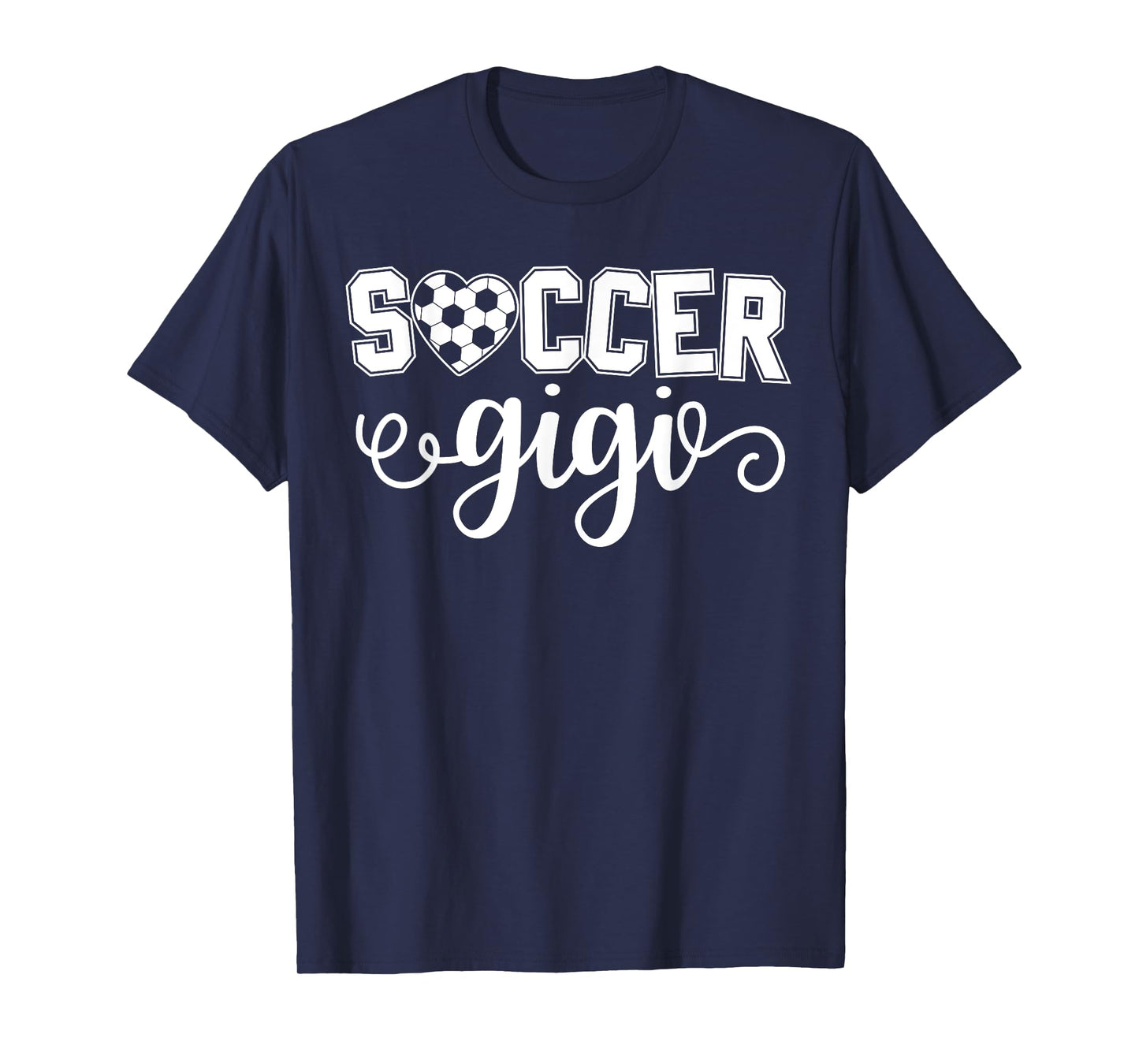 Soccer Gigi Grandma Sport Lover Birthday Mother's Day T-Shirt