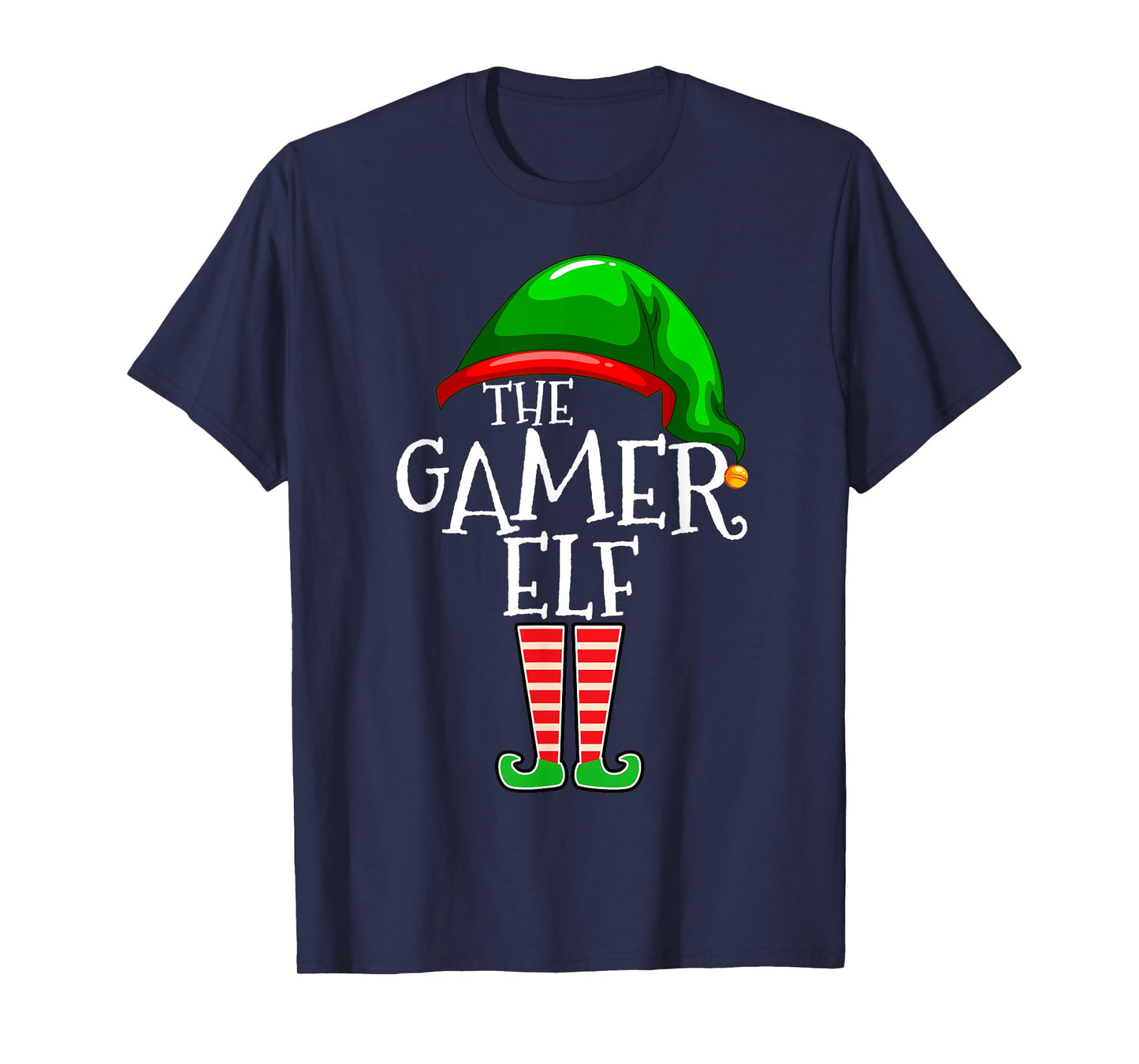 Gamer Elf Family Matching Group Christmas Video Game T-Shirt