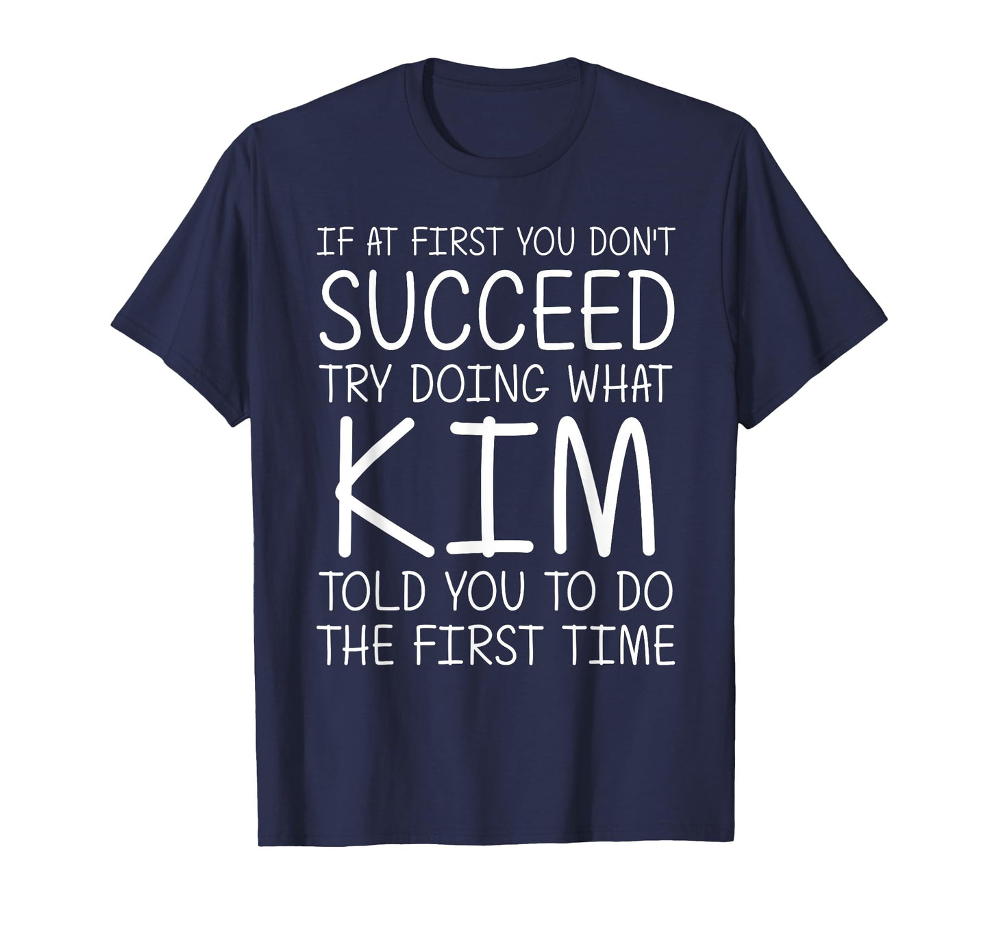 KIM Gift Name Personalized Birthday Funny Christmas Joke T-Shirt