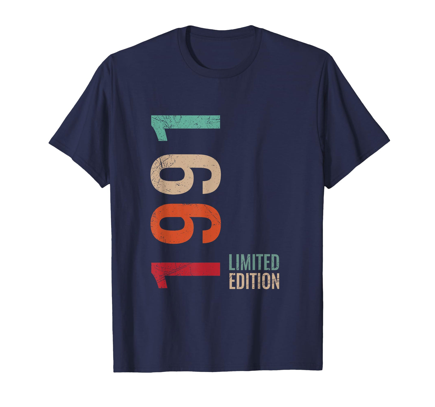 34th Birthday Husband Wife Son Daughter 34 Years Old 1991 T-Shirt