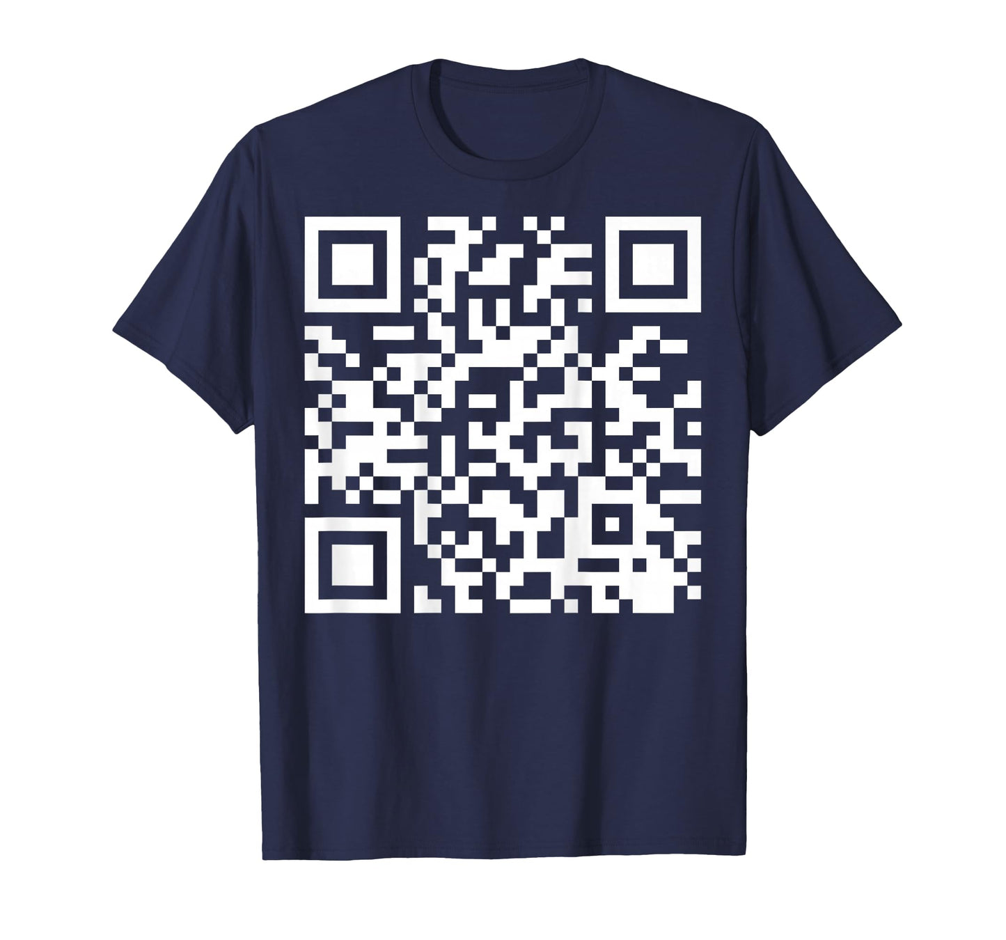 (On Back) Funny QR Do I Look Like I Give A Fck Code Saying T-Shirt