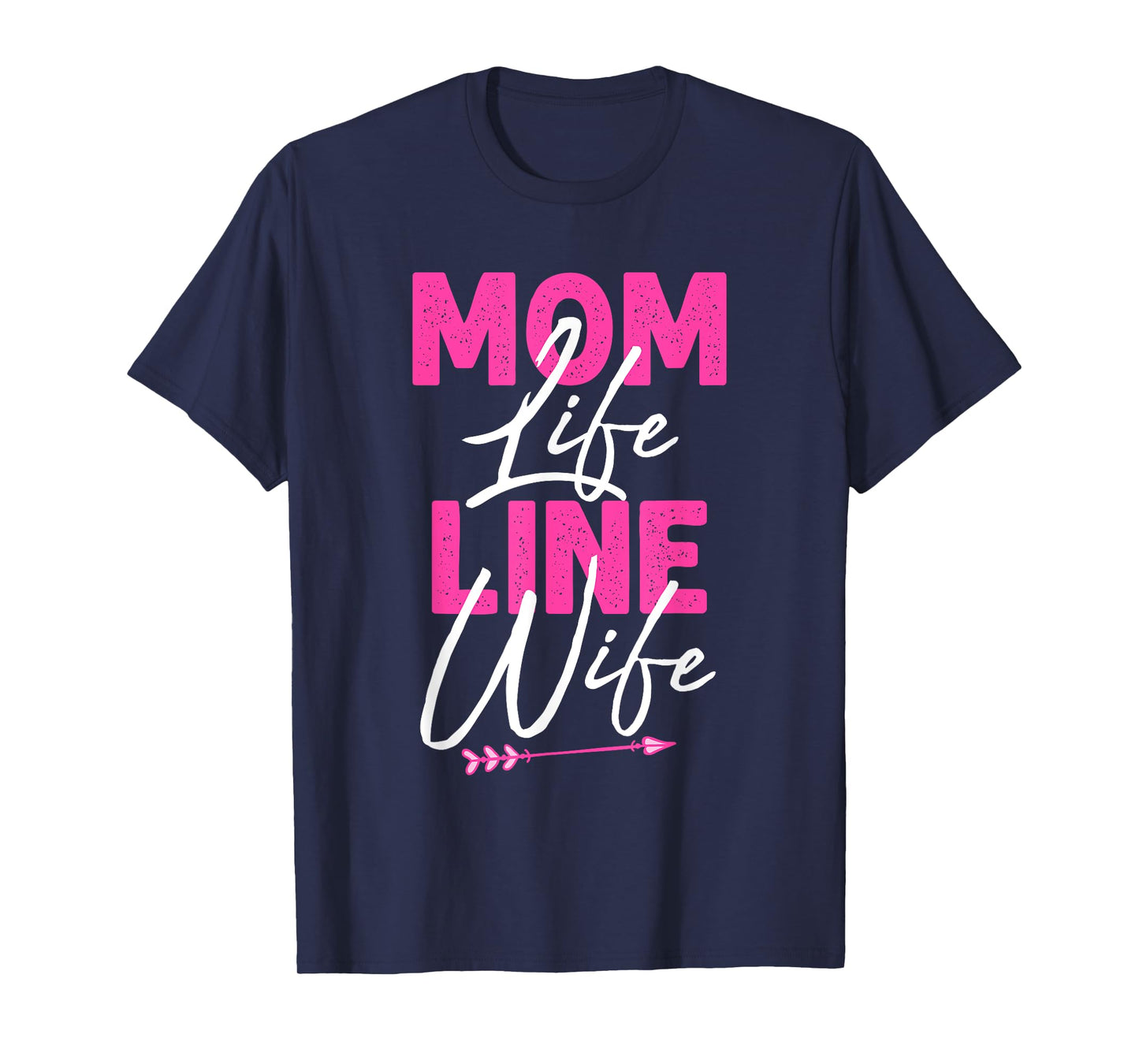 Funny Lineman Wife Design Lineman Lover Women Mom Linesman T-Shirt