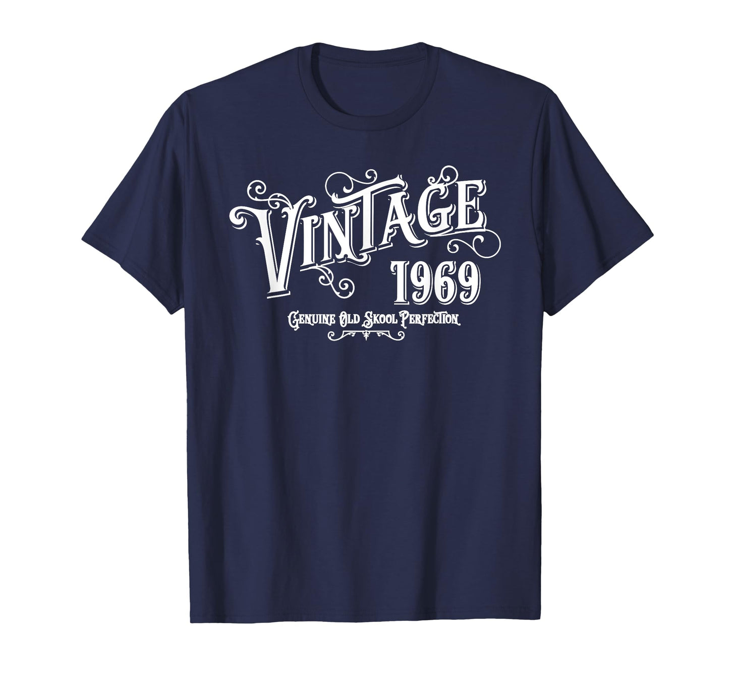 1969 Vintage Age Birth Year Print Graphic T Shirt