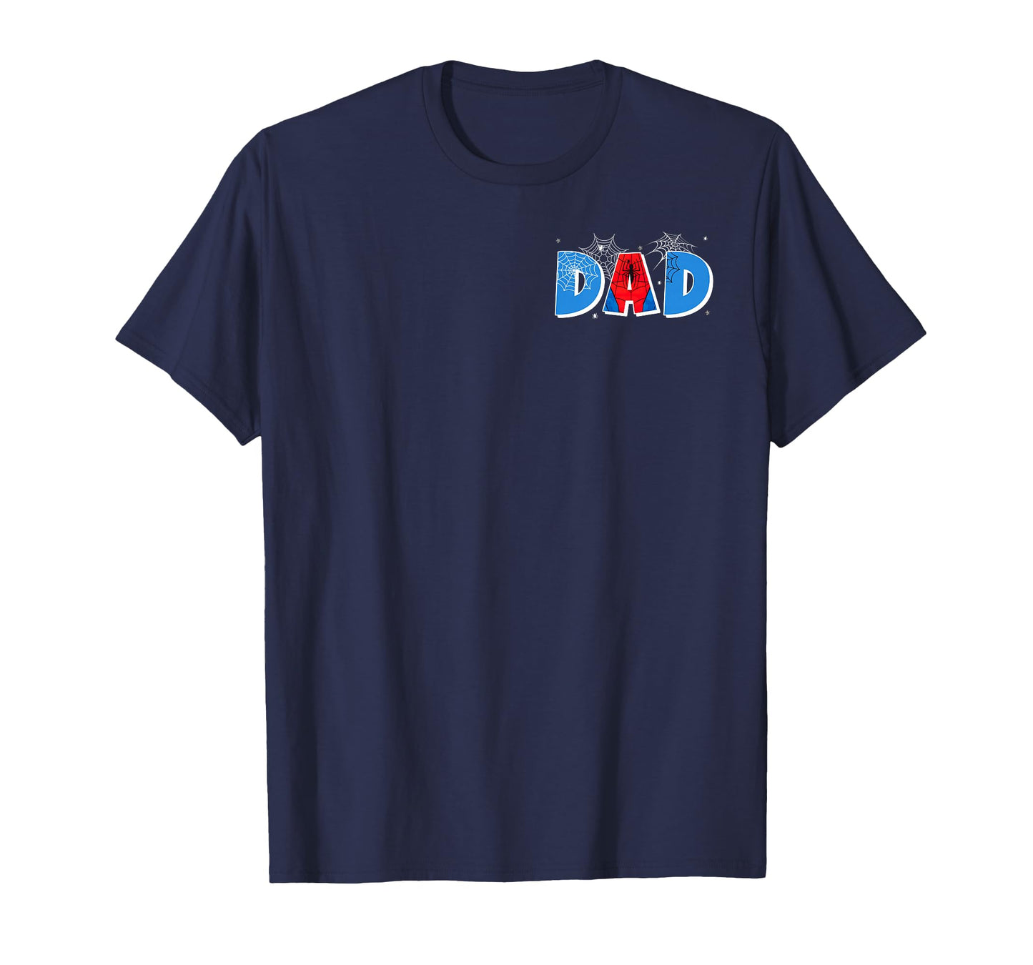Funny Father Spider Web Dad Matching Family Birthday Boy T-Shirt