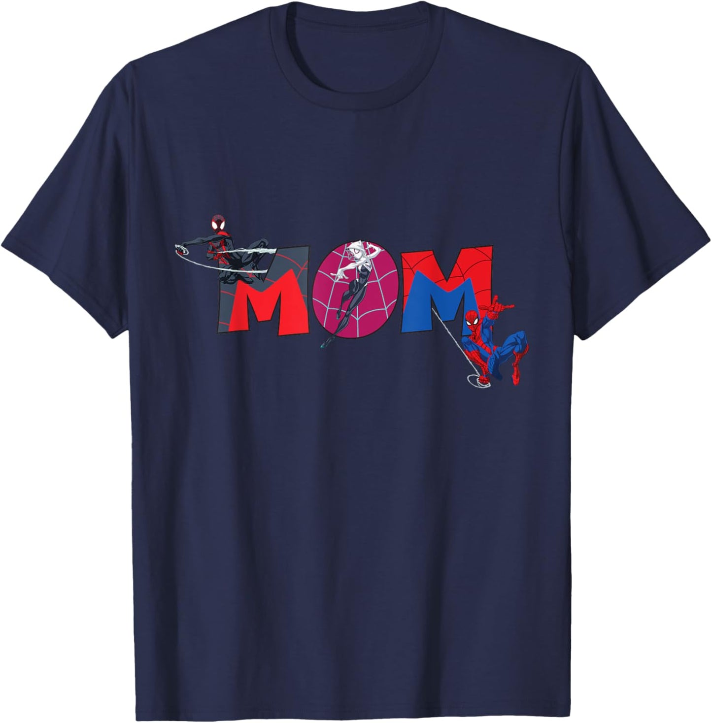 Marvel Spider-Man Trio Mom Mother’s Day Family Trip Birthday T-Shirt