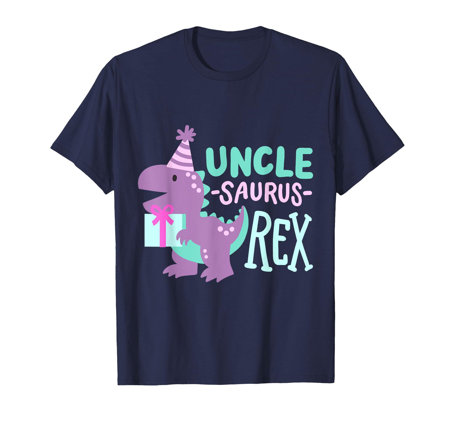 Dinosaur Birthday Uncle Saurus T Rex Family Matching Party T-Shirt